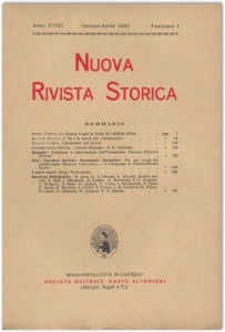 Anno XXXIX - Fascicolo I - Gennaio-Aprile 1955