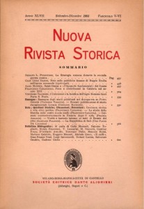 Anno XLVII - Fascicolo V-VI - Settembre-Dicembre 1963