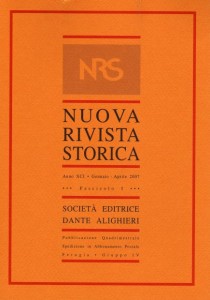 nrs2007 Anno XCI - Fascicolo I - Gennaio-Aprile 2007